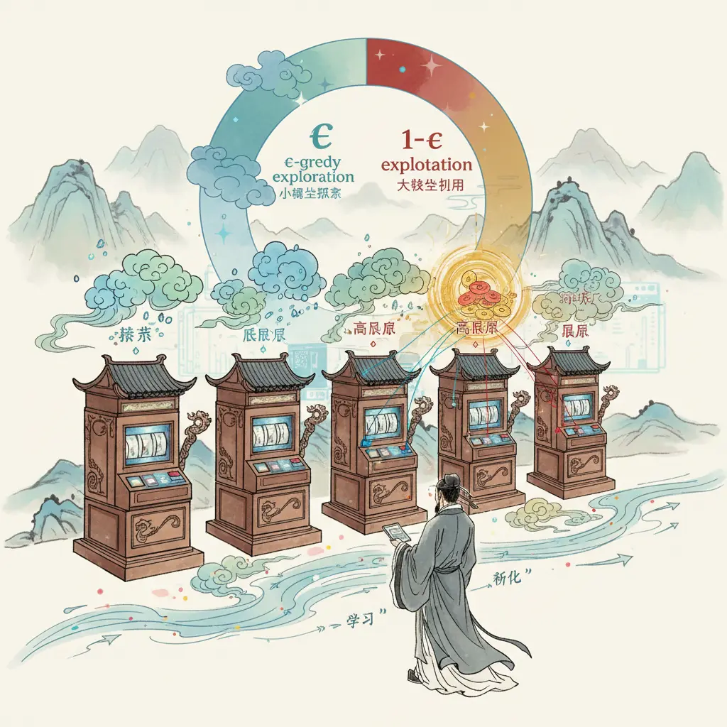 Multi-Armed Bandit Testing - epsilon