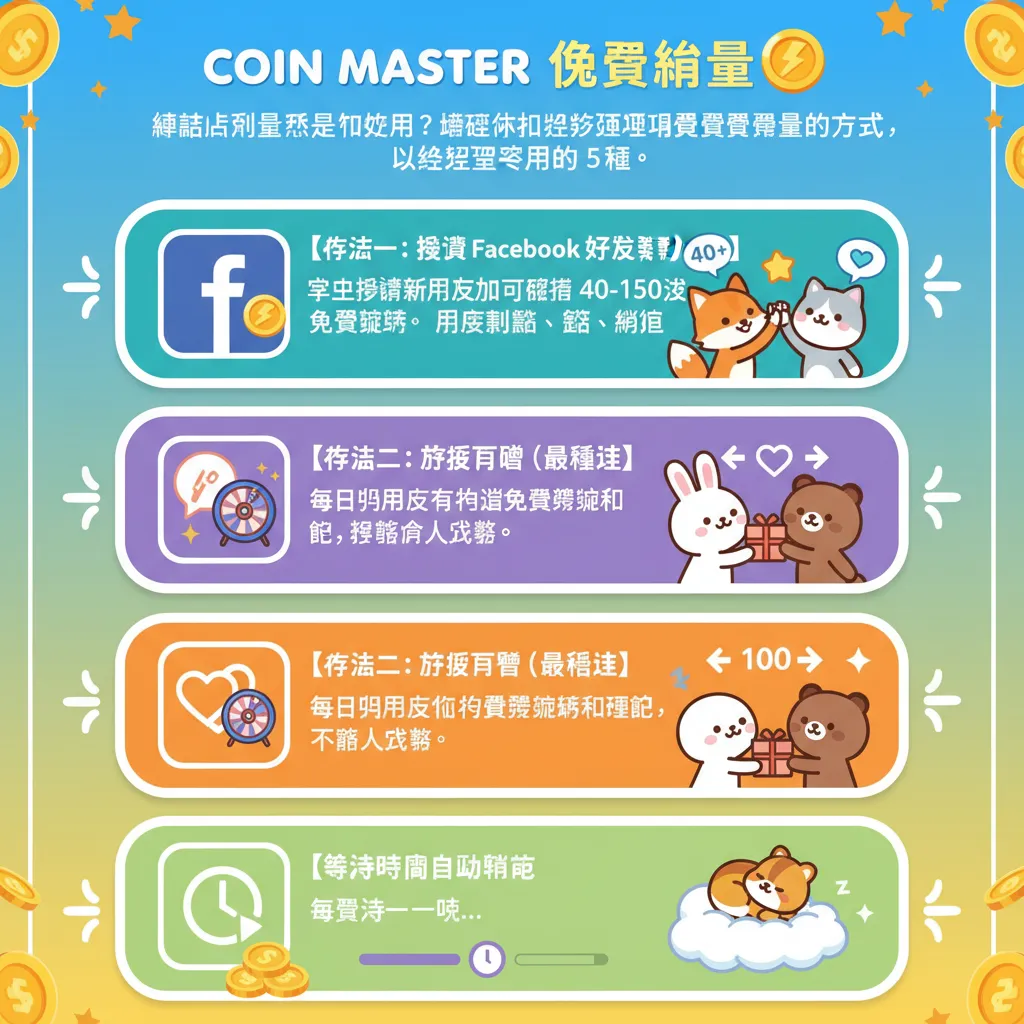 除了點連結，還有 5 種穩定獲得免費能量的方法